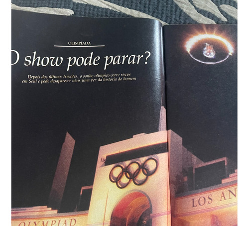 Revista Placar N 744 Vôlei Motocross Olimpíadas F1 Seul (Usado)