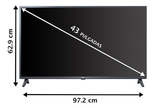 Pantalla LG Smart Tv 43 Led 4k Full Web Bluetooth Alexa
