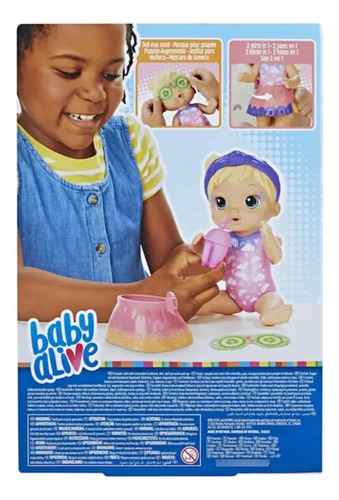 Baby Alive Rainbow Spa Baby Bebé Spa Multicolor Rubia