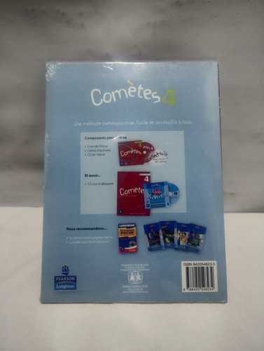 Comètes 4 Libre De I' Élève. Métodhe De Français Avec Cd Rom