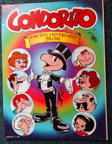 2 Revistas Condorito 57 Y 58 Aniversario Historietas (Usado)