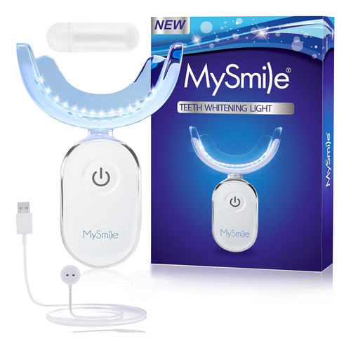 Mysmile Luz Led Blanqueamiento Dental 28 Led Cargador Usb