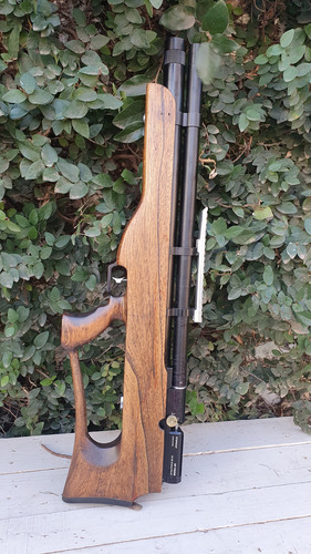 Pcp Redtarget Hp900 Bull Mejoras! Pulmón, Manometro+puertos Marrón Oscuro 55 Mm (Usado)
