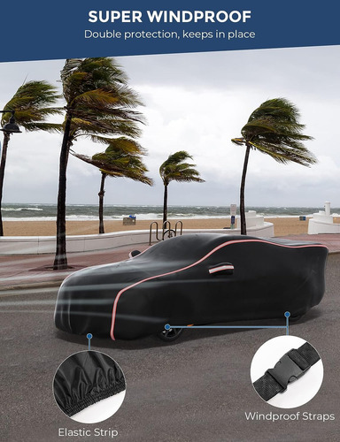 Funda Completa Impermeable Para Automóvil Compatible Con Mus