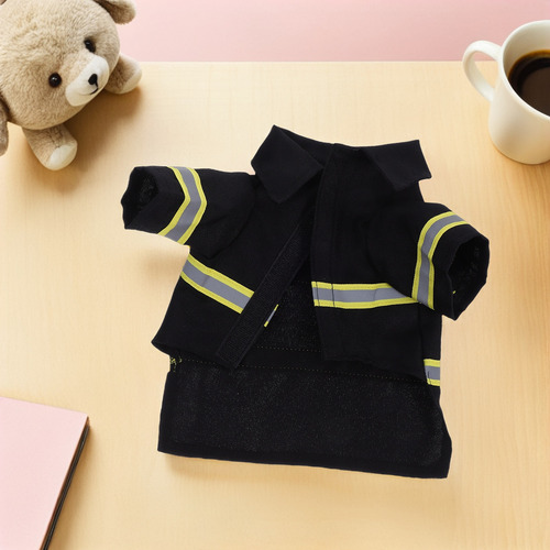 1 Juego De Ropa Para Perros Con Forma De Uniforme De Bombero