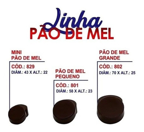 Kit Forma Pão De Mel Mini Pequeno E Grande Silicone Bwb