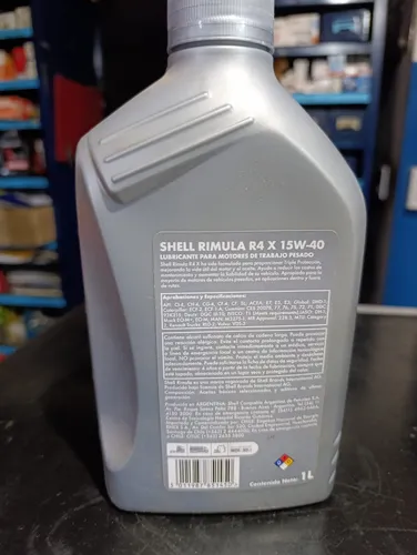 Aceite Shell Rimula R4 X 15w-40 1l