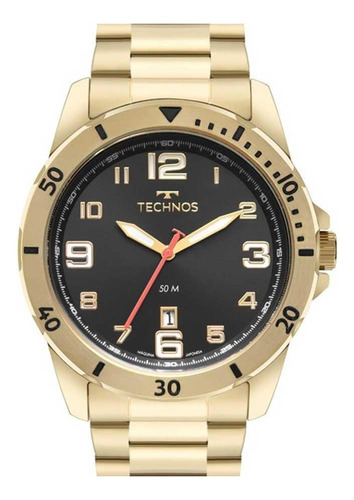Relógio Masculino Technos Analogico 2115nbp/1p Dourado