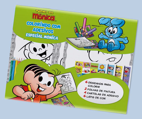 Turma Da Mônica - Colorindo Com Adesivos - Especial - Mônica: Não Aplica, De On Line Editora. Possui, Vol. Na. Editorial On Line Editora, Capa Mole, Edição 1 Em Português, 2020