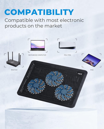 Havit Hv-f-17 Laptop Cooler Enrfrying Padering-slim Portátil