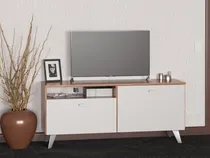 Comprar Mesa Tv Led Rack Nordico 1.20 Mts Moderno Melamina Modular