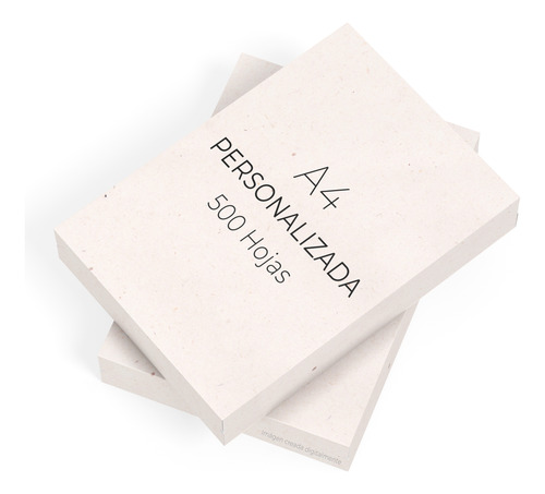 Resma Hoja Ecológica Personalizadas Para Anillar A4 X 500 H Resma Personalizada 500 Hojas