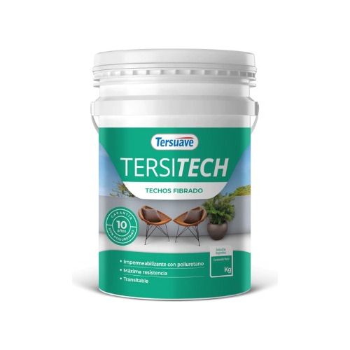 Impermeabilizante Techos Fibrado Tersitech 10 Lts - Deacero