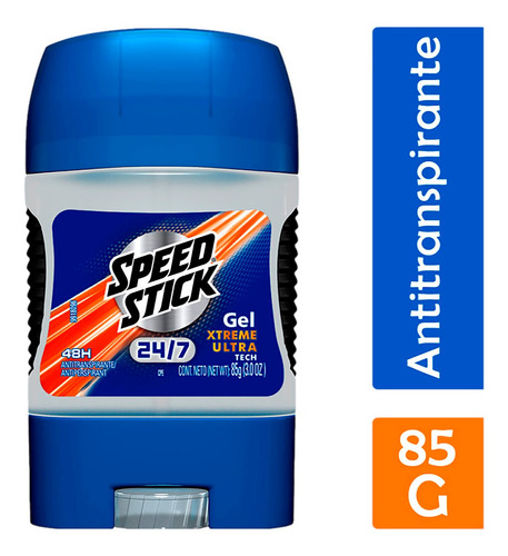 Antitranspirante En Gel Speed Stick 24/7 Xtreme Ultra 85g