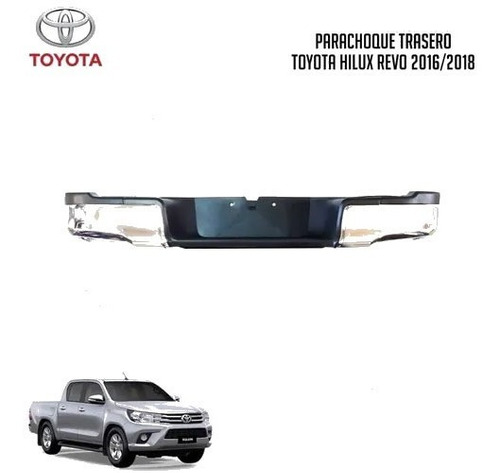 Parachoque Trasero Toyota Hilux Revo 2016/2018 