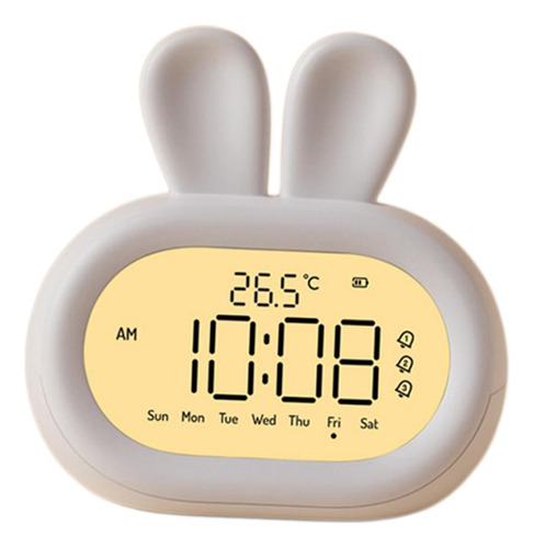 Reloj Despertador Digital Rabbit Kids Para Niños Niñas