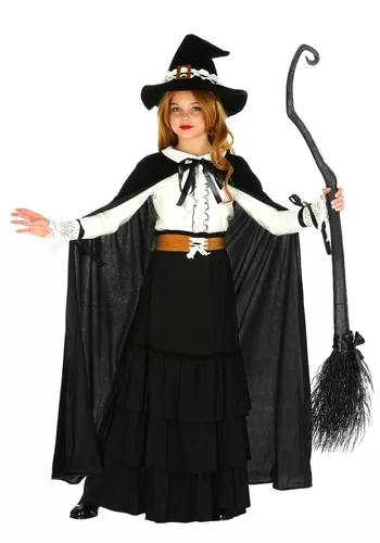 Disfraz Para Niña Bruja De Salem Halloween | Envío gratis