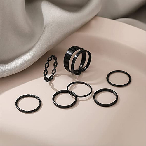 Conjunto De 14 Anéis De Articulação, Anel Reto De Meio Dedo
