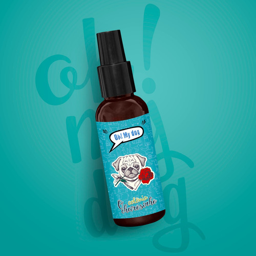Imagem 3 de 3 de Colônia Perfume Cão Gato Antialérgico 100ml Macho Oh! My Dog