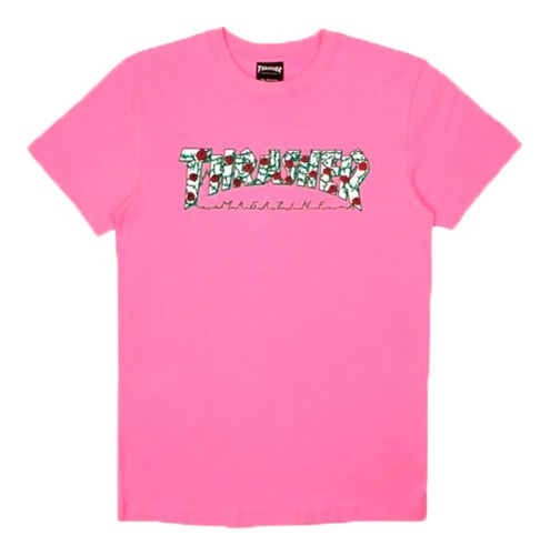 Thrasher Remera Lifestyle Hombre Roses Rosa Ras