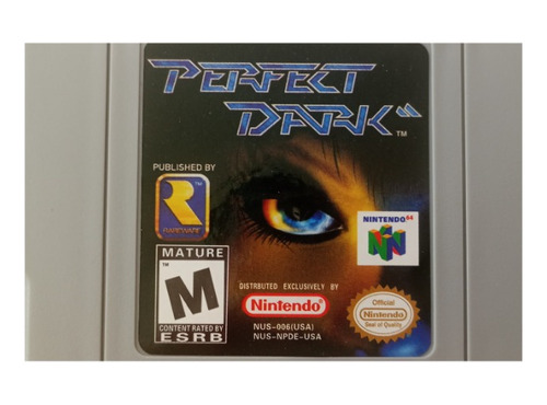 Perfect Dark Nintendo 64 Juego Repro Ntsc N64. Envio Gratis.