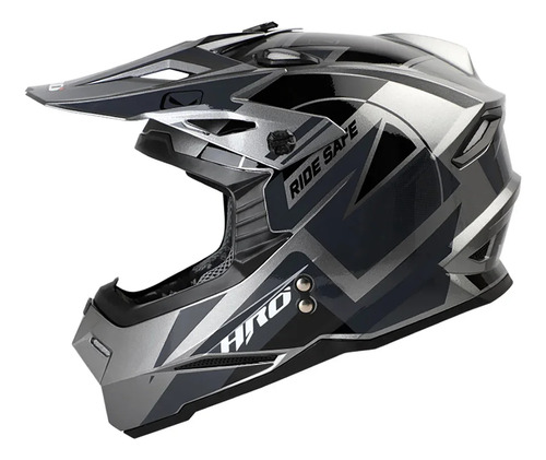 Casco Hro-mx03 Nezzus Gris Gris