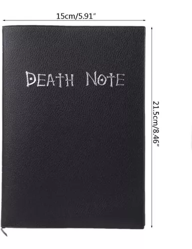 Caderno Death Note Kira Ryuk Anime E Colar L C/ Nota Fiscal