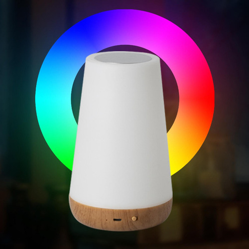 Lámpara De Mesa Remota Creativa Usb Recargable Regulable
