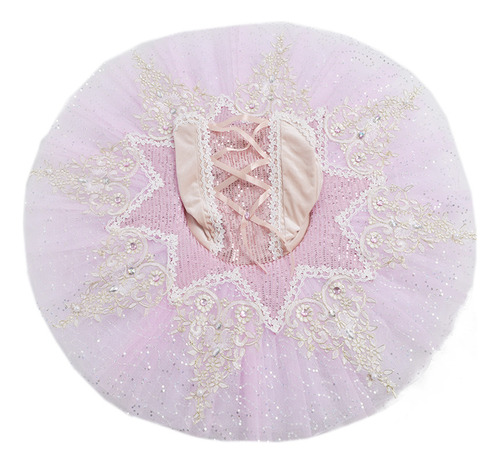 Vestido De Ballet Para Niños Con Tutús Con Flores Y Lentejue