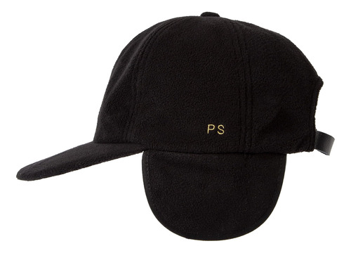 Gorra Ps Paul Smith Para Hombre Con Solapa Polar, Negra, Tal