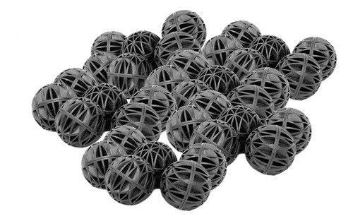 Bolas De Acuario De Leach Balls, Ecológicas, Negras, 18 Mm,