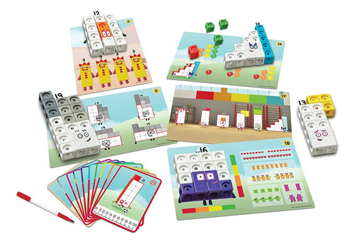 Hand2mind Numberblocks Mathlink Cubes - Juego De Actividades