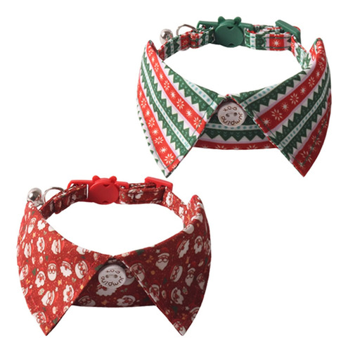 2 Unidades, Collar De Gatos Regulable, Collar De Corbata