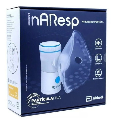 Inalador Nebulizador Portátil Inaresp Com Rede Vibratória