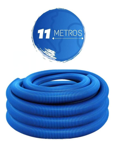 11 Metros De Mangueira Ecológica 38mm Para Piscina