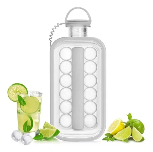 comprar Garrafa Forma De Gelo Portátil Squeeze 2 Em 1 Bebidas Drinks