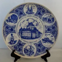 Comprar Plato Decorativo Historia Qubec Ilustracion Lugares Interes