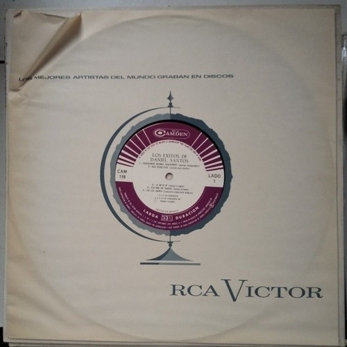 Los Éxitos De Daniel Santos - Disco Lp (1966)
