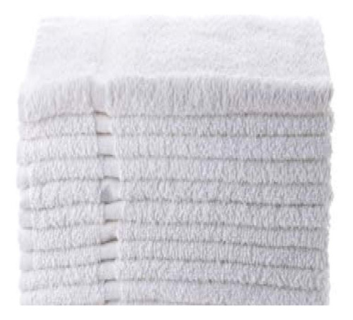 Towels More Toalla Mano Basica Algodon Color Blanco Gimnasio