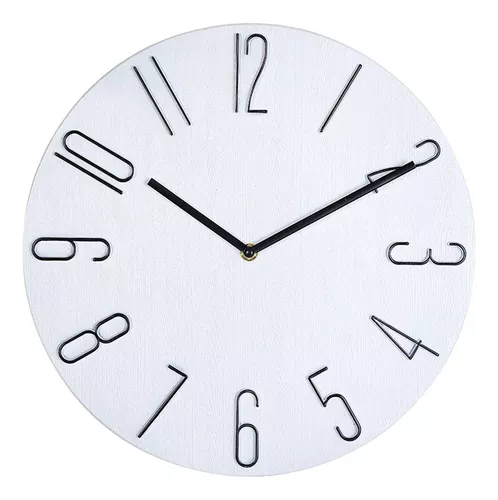 RELOJ COCINA BLANCO 30 CM.