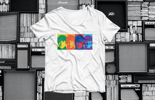 Imagen 1 de 2 de Remera Dama The Beatles - Varios Modelos