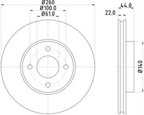 Disco Pagid Para Nissan Versa 2014