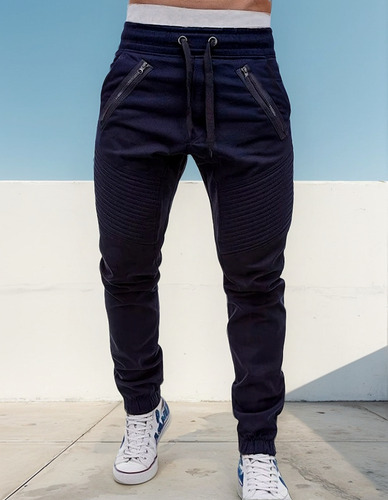 Pantalón Moda Casual Jogger Casual Stretch Hombre A