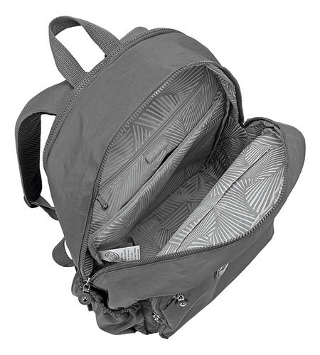 Mochila Portátil Mindesa Para Hombre Y Mujer, Mochila Escola Color D.grey Diseño De La Tela 18 Inches