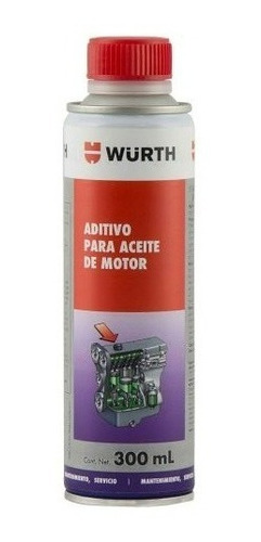 Aditivo Antifriccion Para Aceite De Motor Wurth 300 Ml