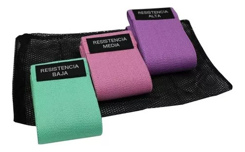 Bandas De Ejercicio, Ligas De Resistencia Lo Yoga Kit 3pzs