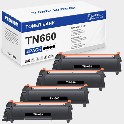 Toner Bank Cartucho De Tóner Compatible Tn630 Tn660 De Rep.