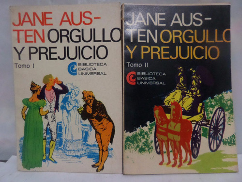 Orgullo Y Prejuicio, J Austen,2 Tomos,ctro Ed Am Latina,1969