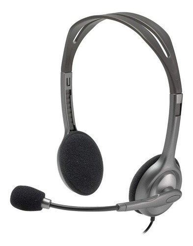 Imagen 5 de 6 de Auricular Vincha Headset Logitech H111 Micrófono 3.5mm Minip