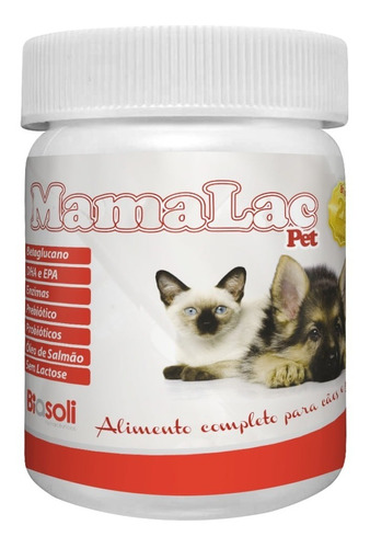 Leite Em Pó Para Cães E Gatos Filhotes Mamalac Pet 250g 